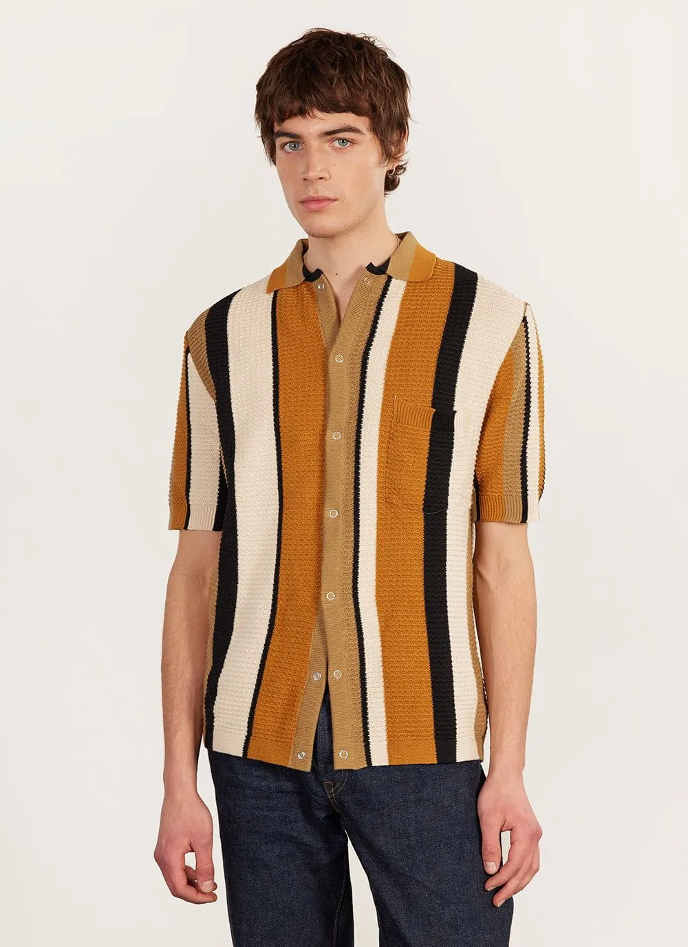 Adaman Breeze Shirt | Knitted Cotton | Dune