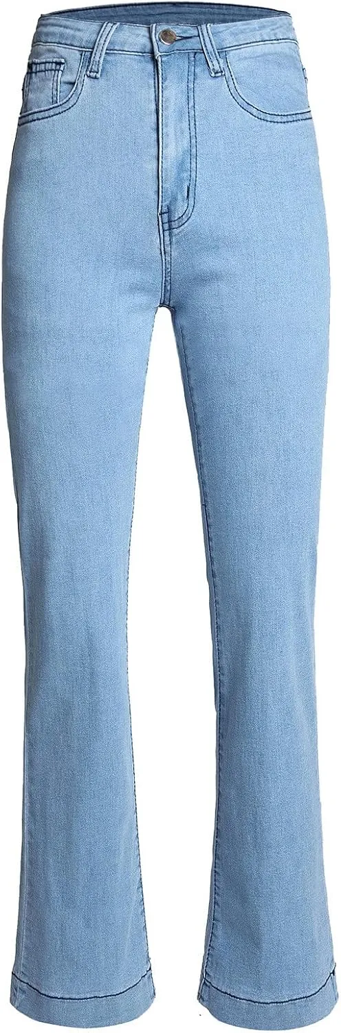 Baggy Jeans for Women Tall Y2K Casual Oversized High Rise Boyfriend Denim Pants Wide Leg Summer Pants for Women