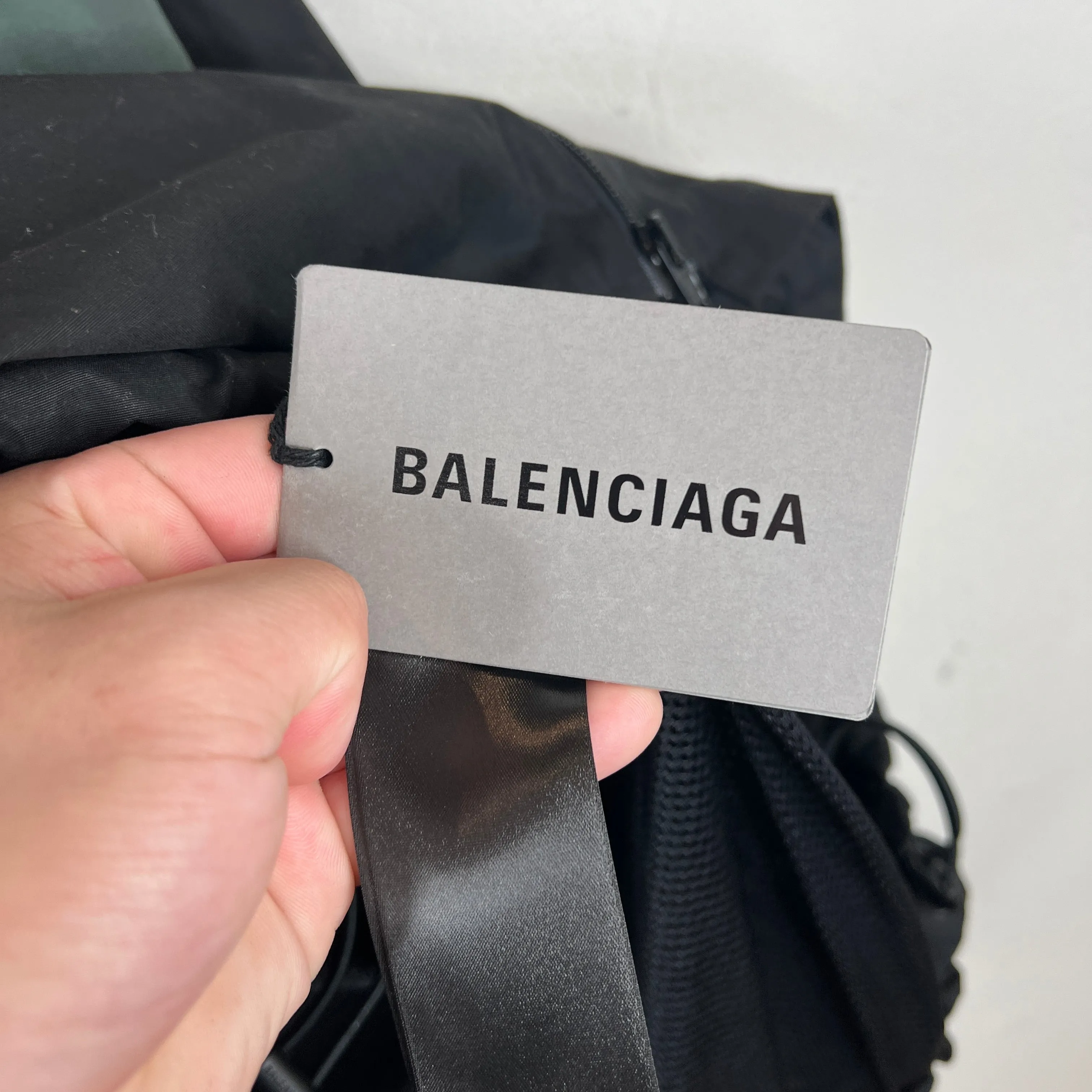 Balenciaga Mirror Logo Zip Up Jacket