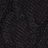 Cable-Knit Button-Detail Cape