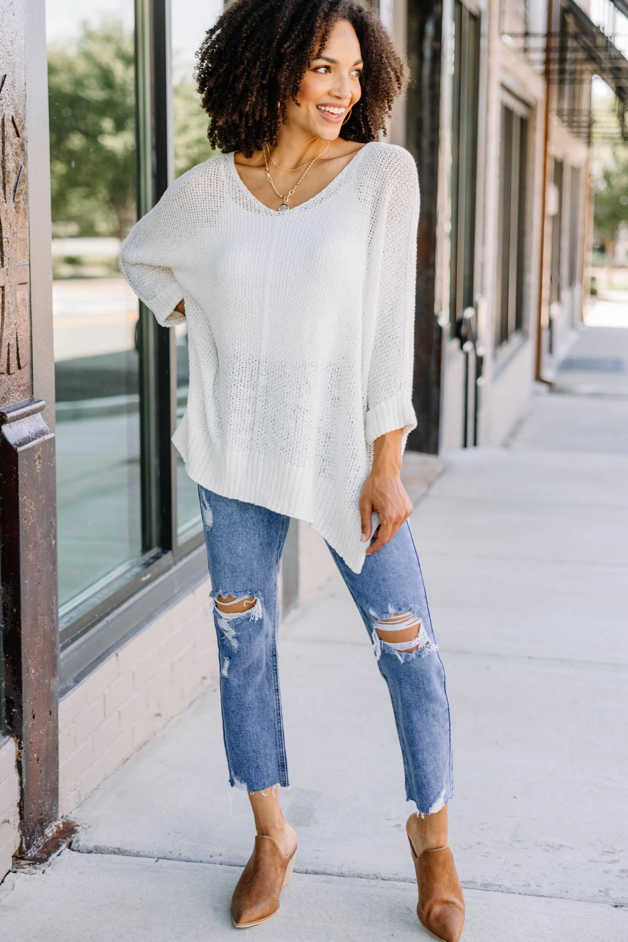 Captivating Love Medium Wash Distressed Jeans