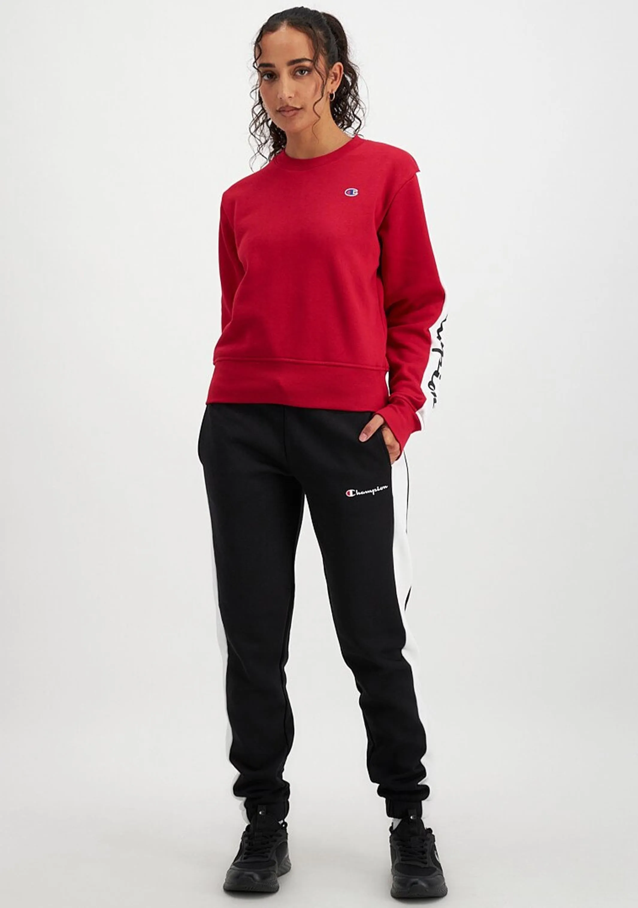 Champion Women's Sporty Panel Crew  <br> CUN6N GNN