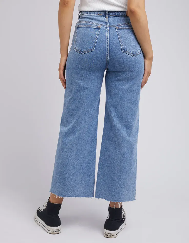 Charlie High Rise Wide Leg Heritage Blue