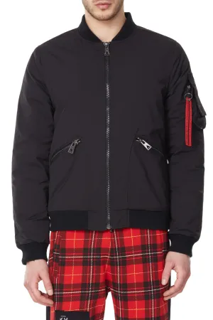 Eleven Paris WOVEN BOMBER OUTERWEAR (BLACK)