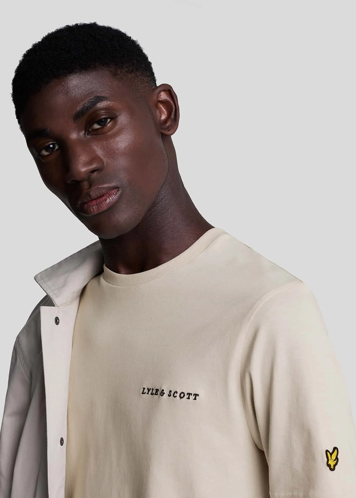 Embroidered t-shirt - cove dark navy