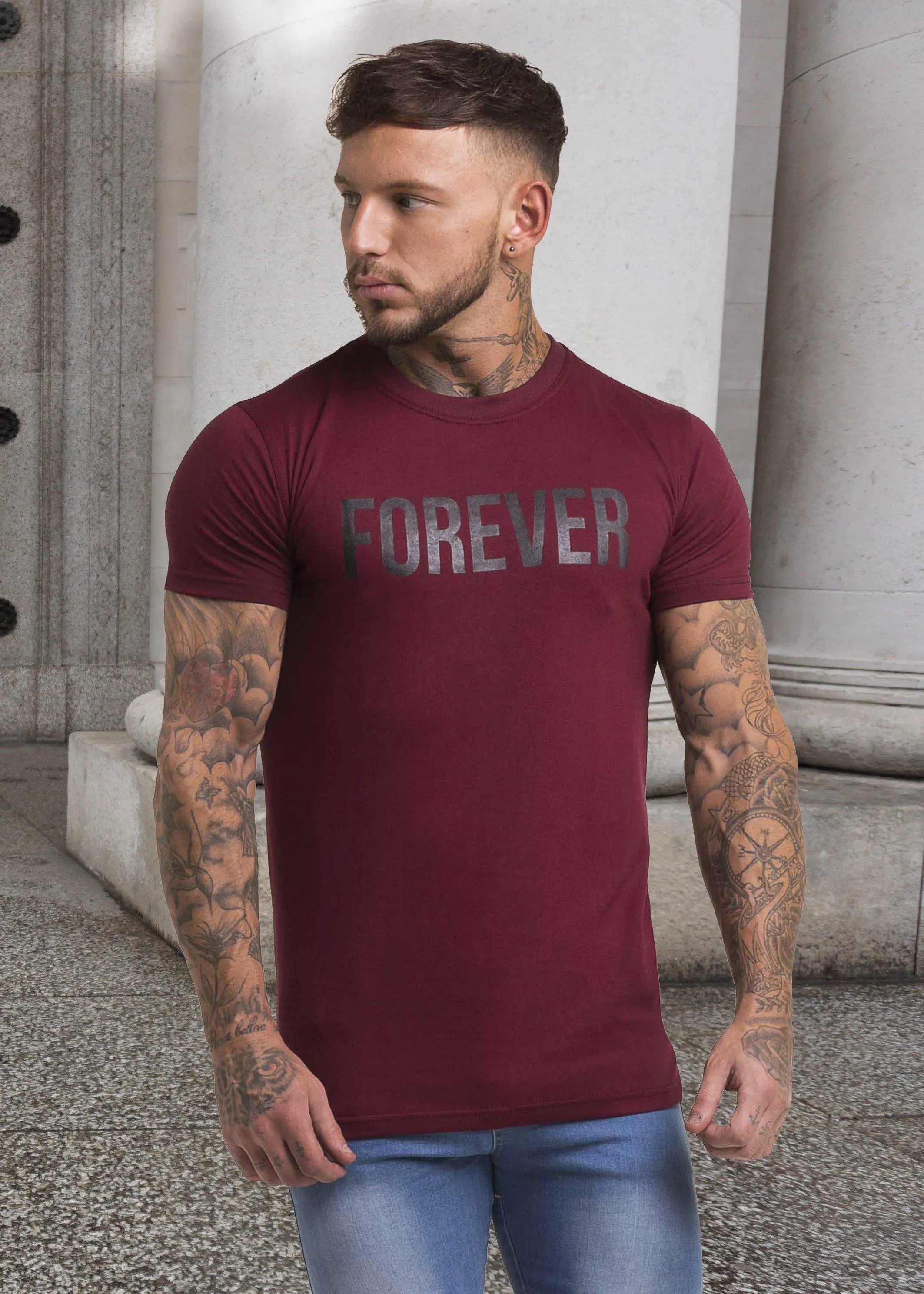 Forever T-Shirt - Burgundy