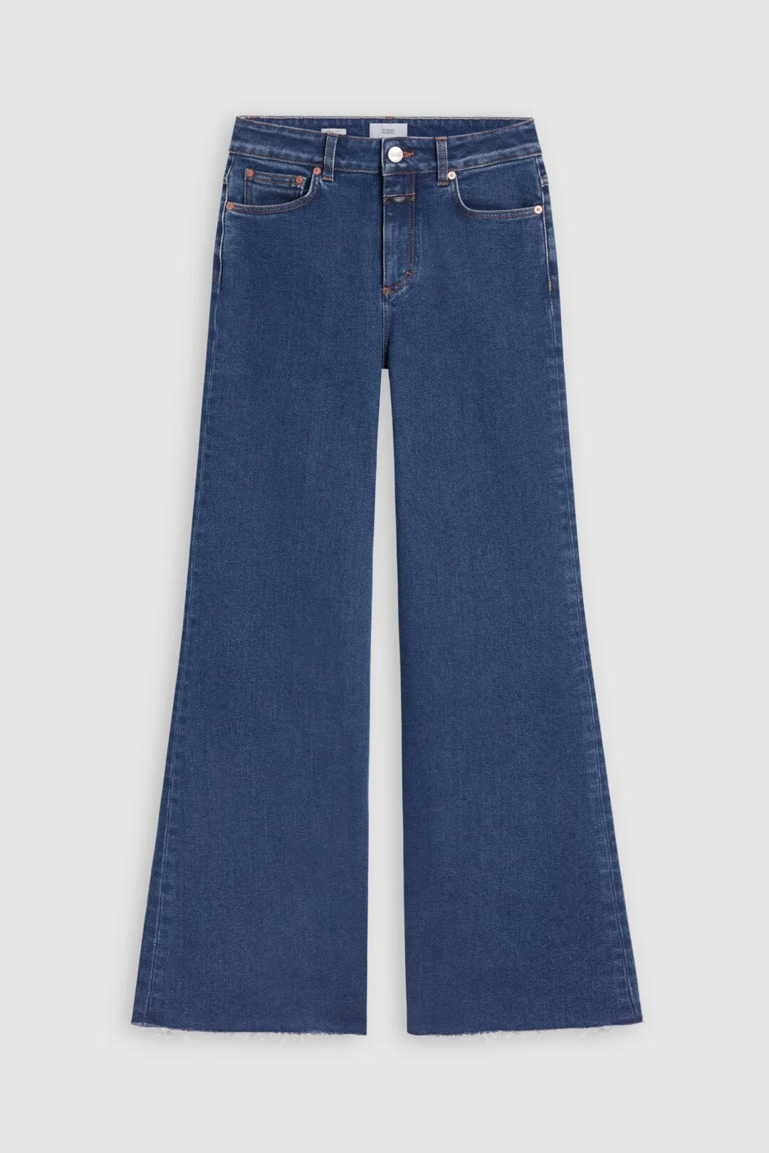 Glow-up High Waisted Flare Jean - Dark Blue