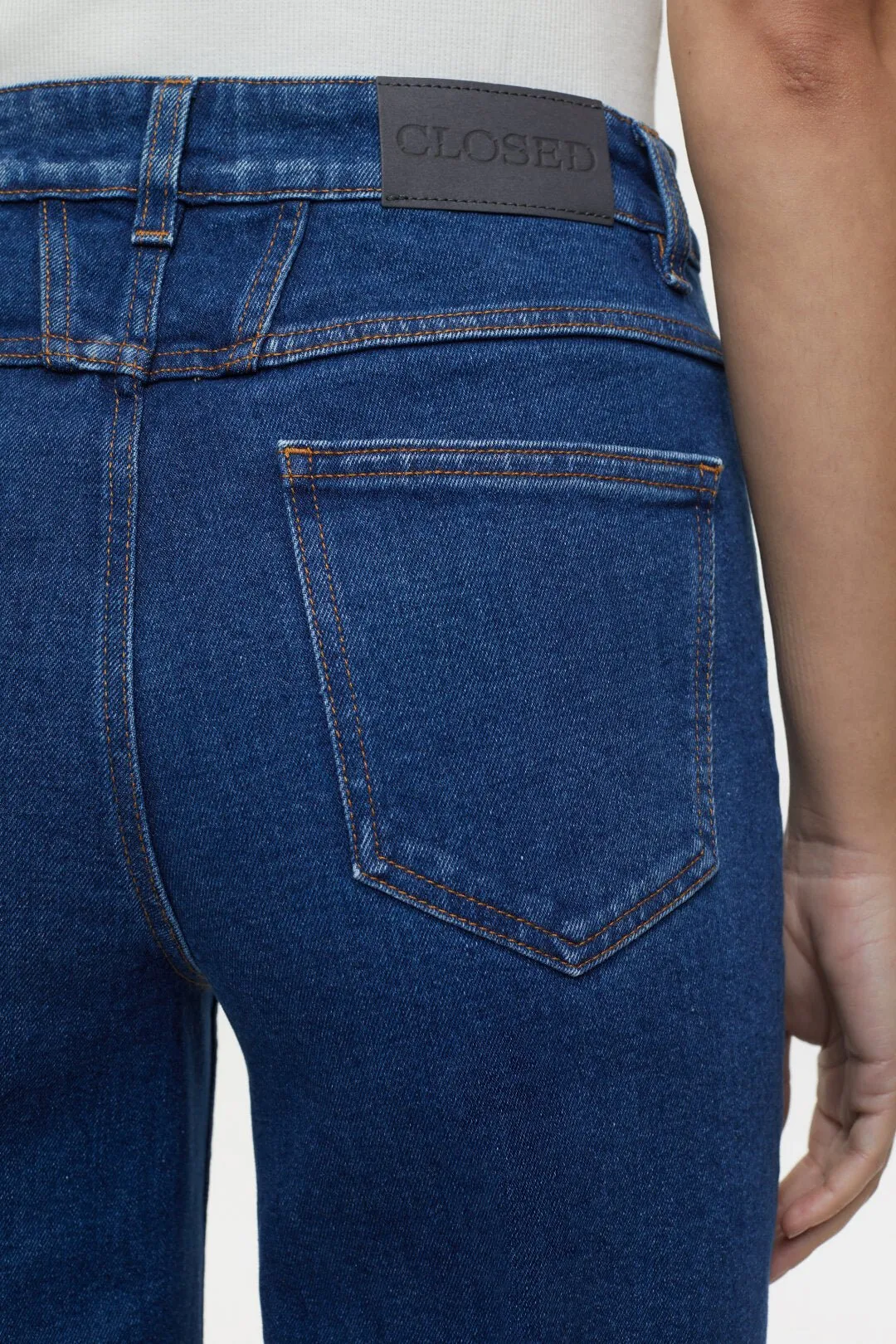 Glow-up High Waisted Flare Jean - Dark Blue