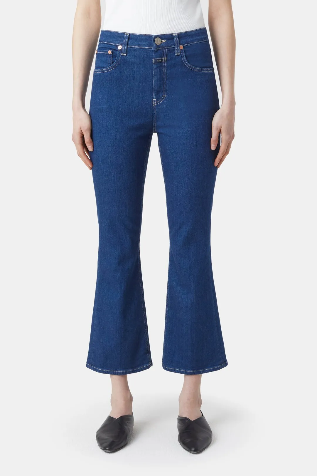 hi-sun High Waisted Crop Jean