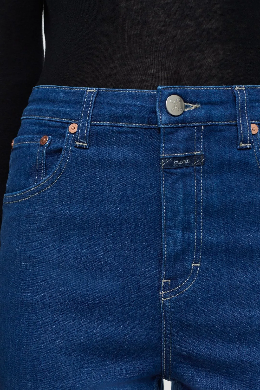 hi-sun High Waisted Crop Jean
