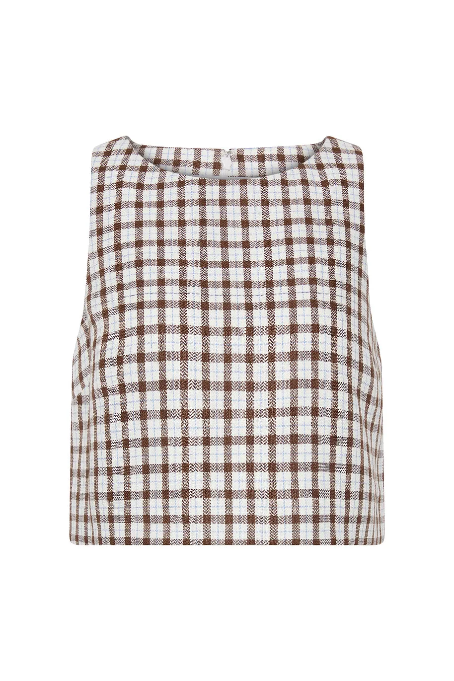 JOY TOP - CHOCOLATE PLAID