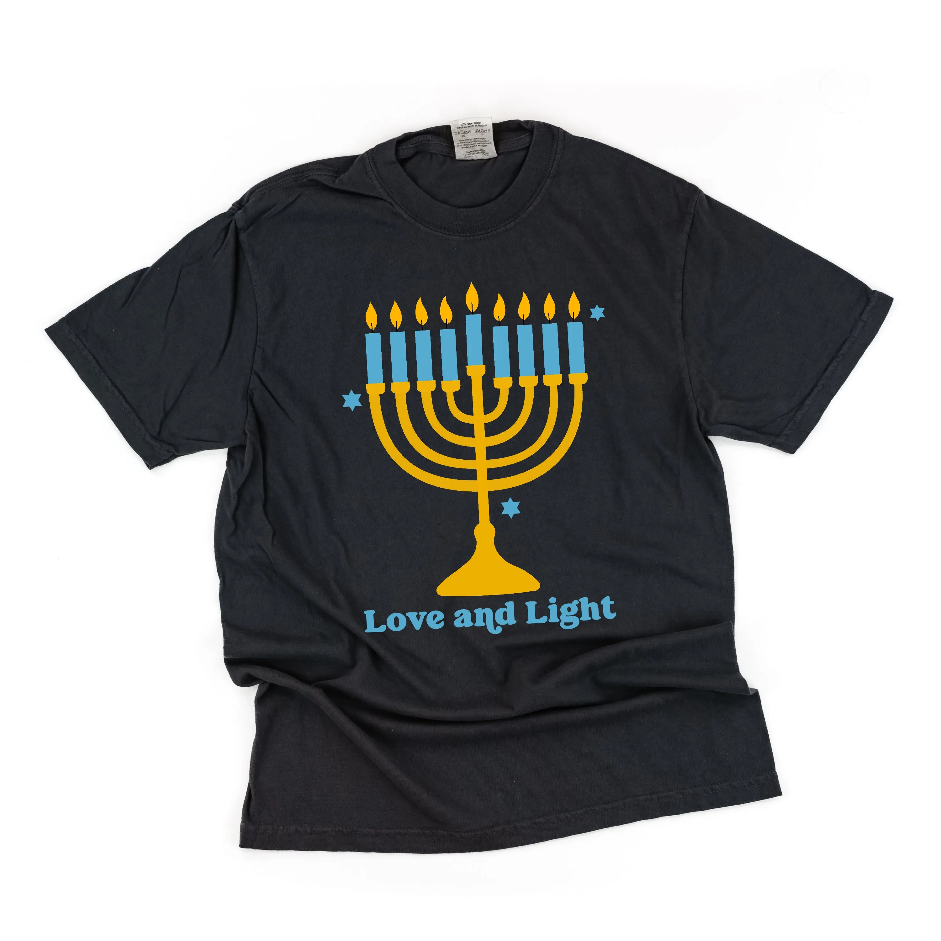Love And Light - Hanukkah - Comfort Colors Tee