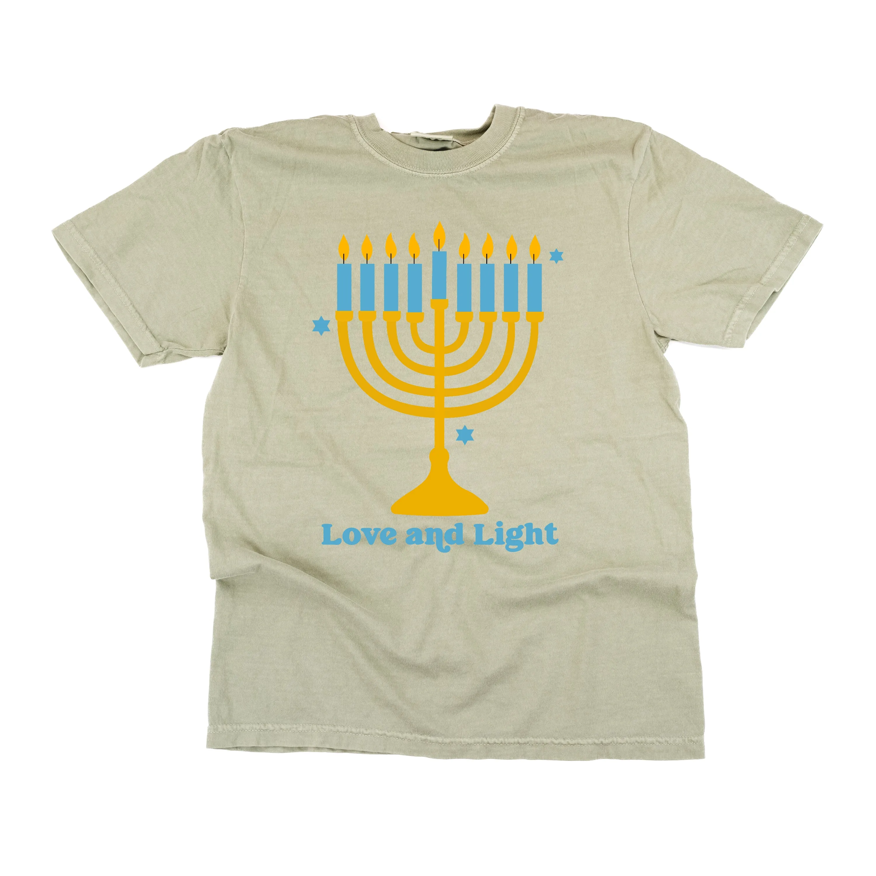 Love And Light - Hanukkah - Comfort Colors Tee