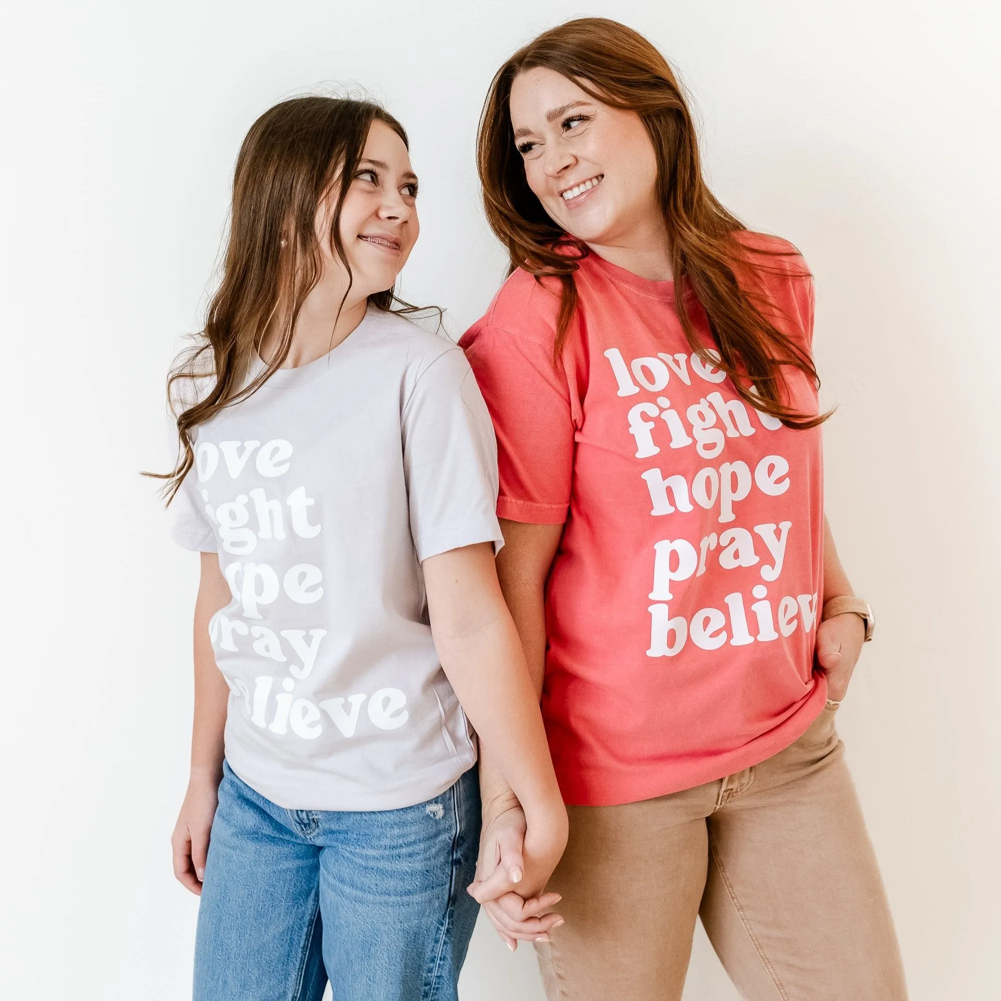 Love Fight Hope Pray Believe - SHORT SLEEVE COMFORT COLORS TEE
