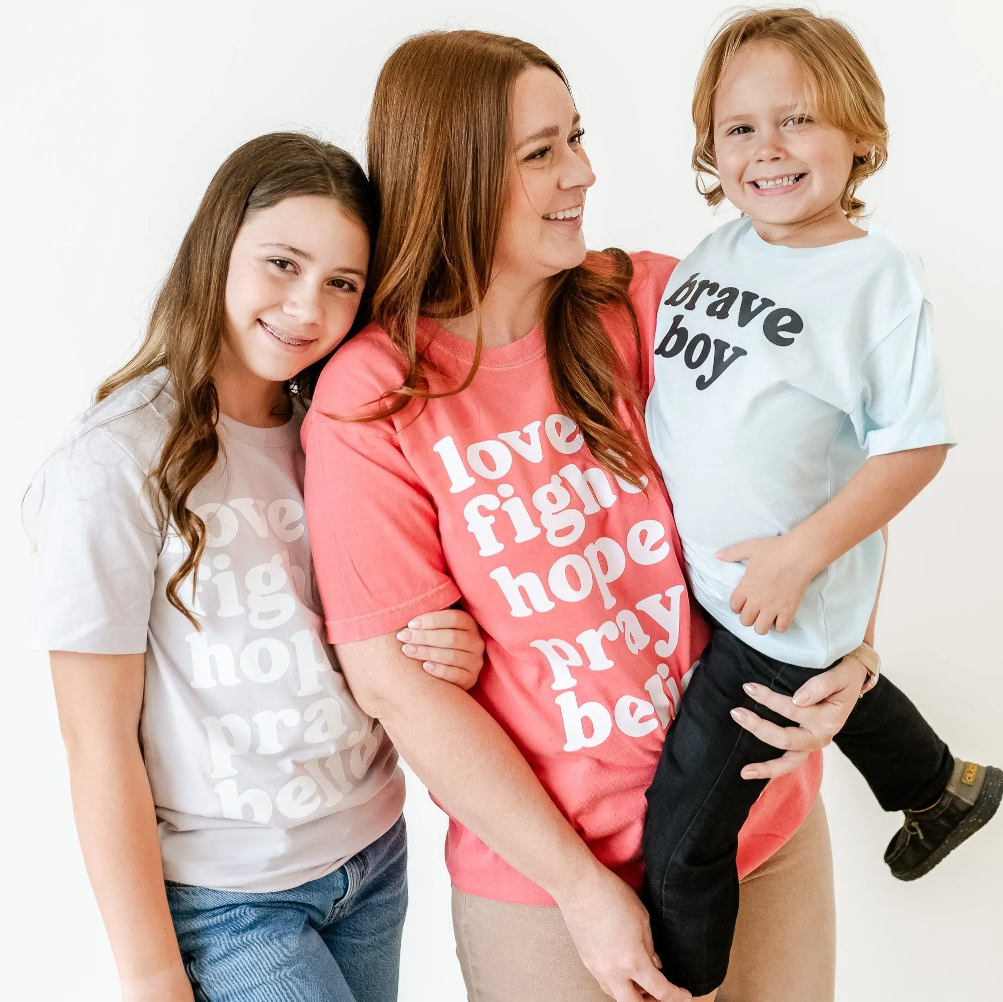 Love Fight Hope Pray Believe - SHORT SLEEVE COMFORT COLORS TEE
