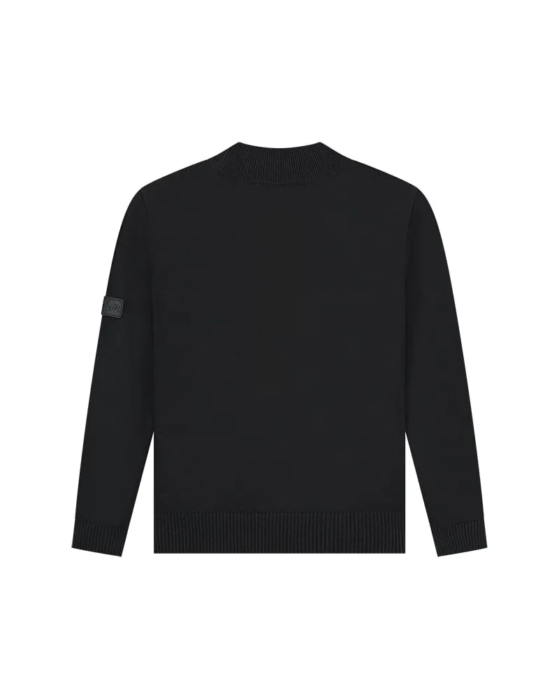 Malelions Junior Knitted Sweater | Black