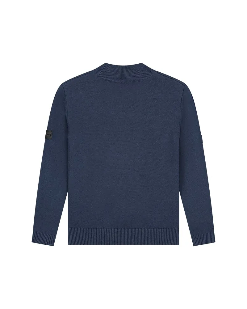 Malelions Junior Knitted Sweater | Navy