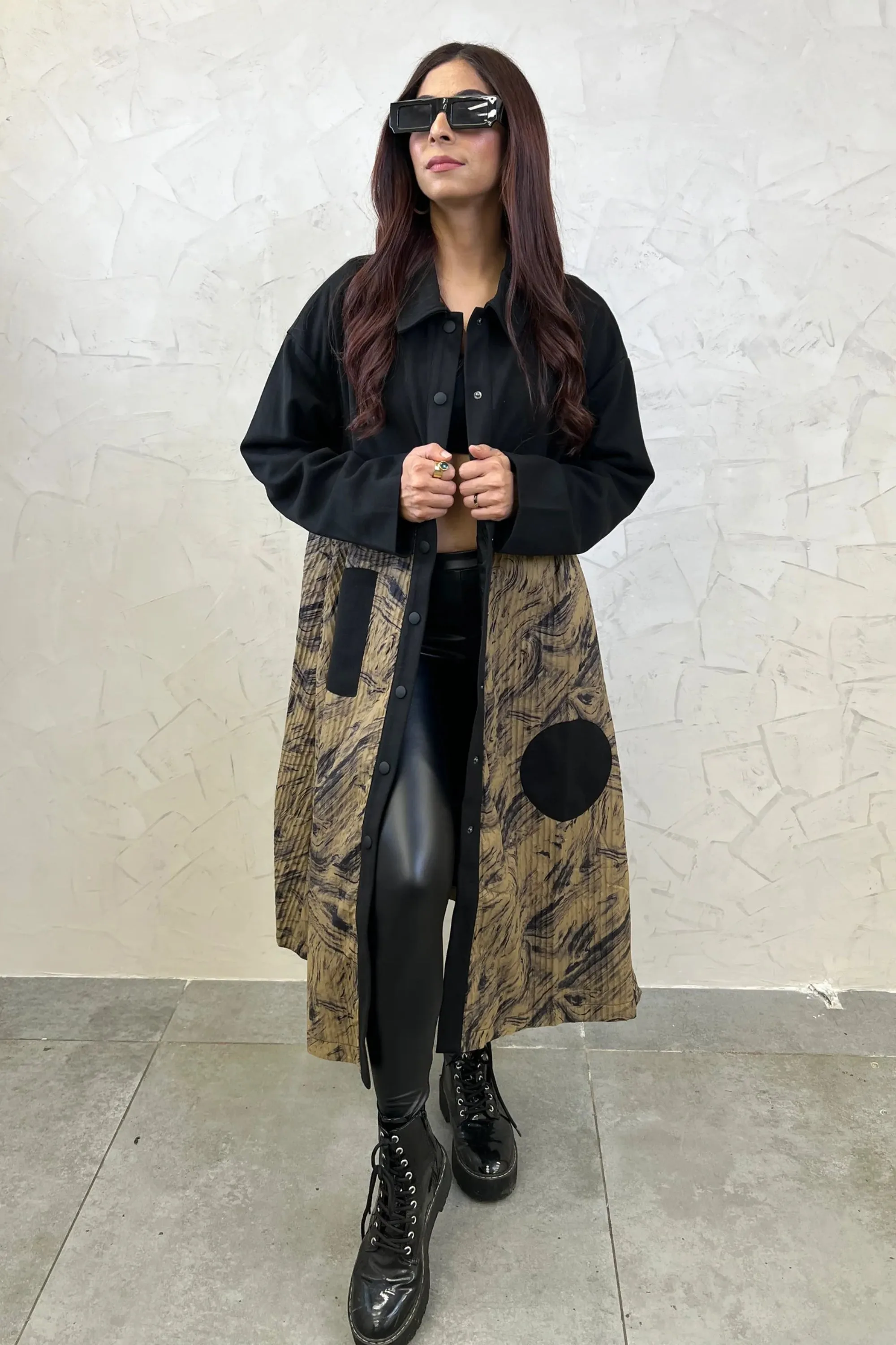 Mocha Ash Trench Coat