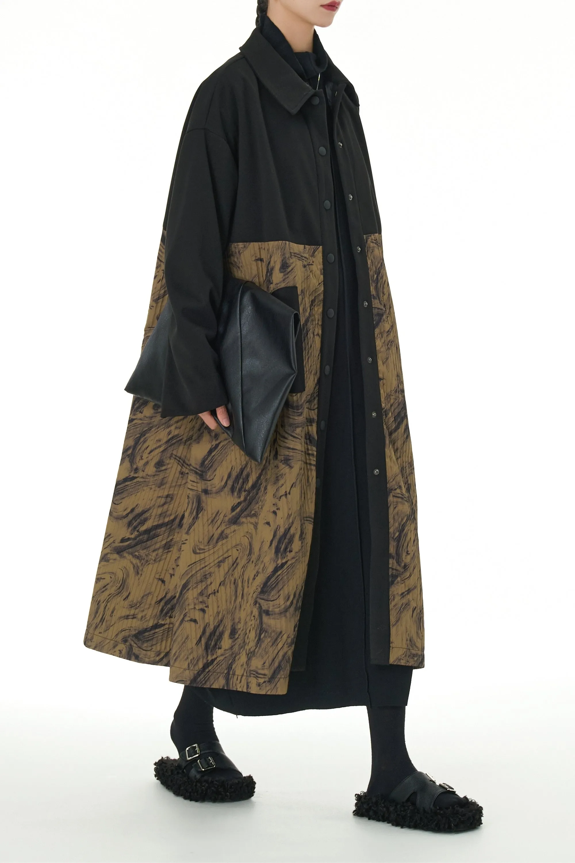 Mocha Ash Trench Coat
