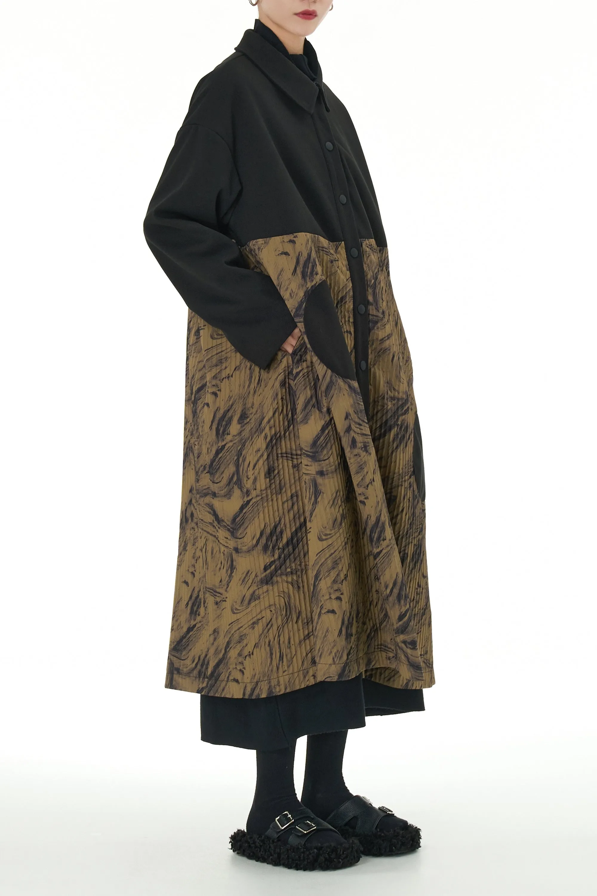 Mocha Ash Trench Coat