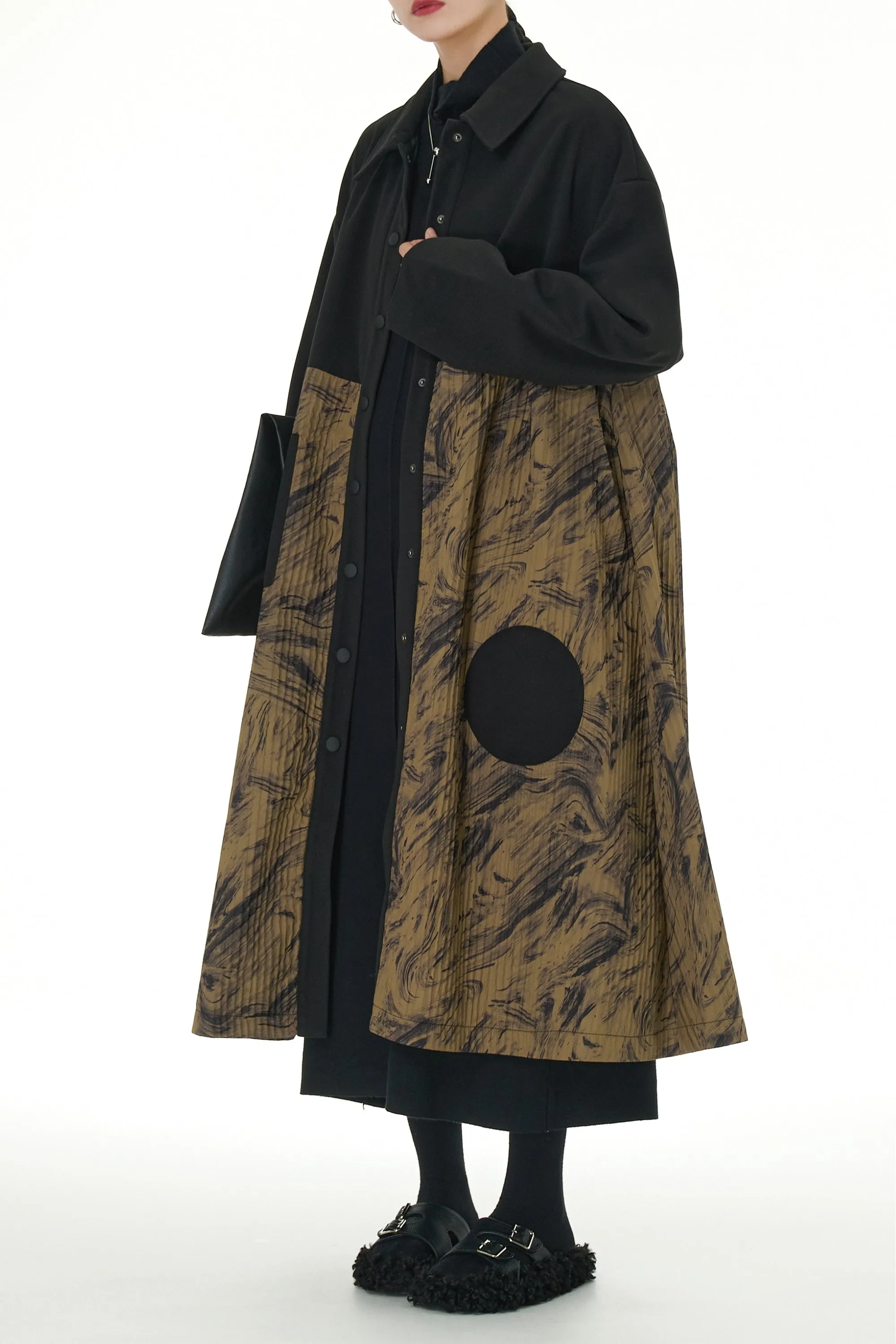 Mocha Ash Trench Coat