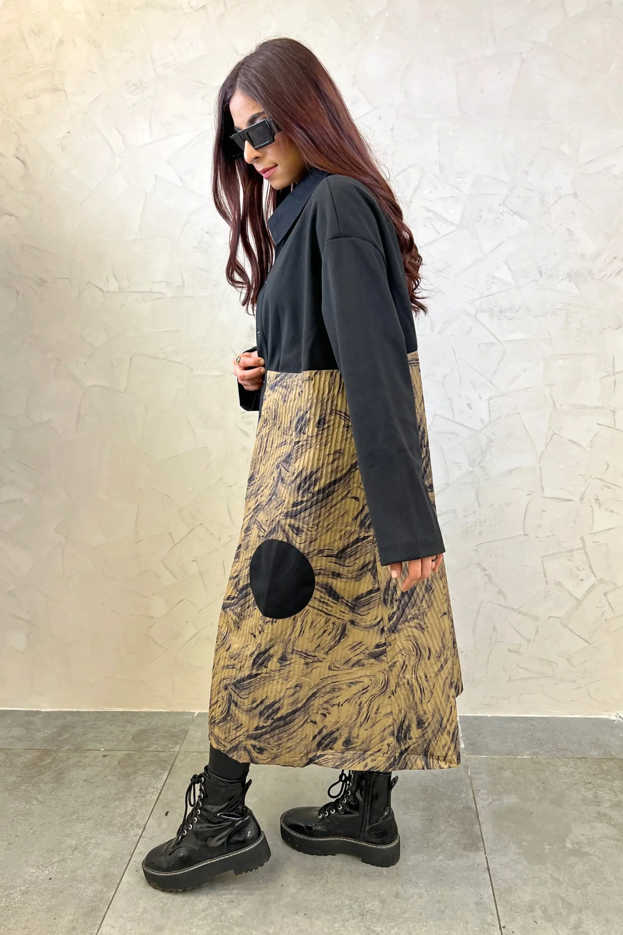 Mocha Ash Trench Coat