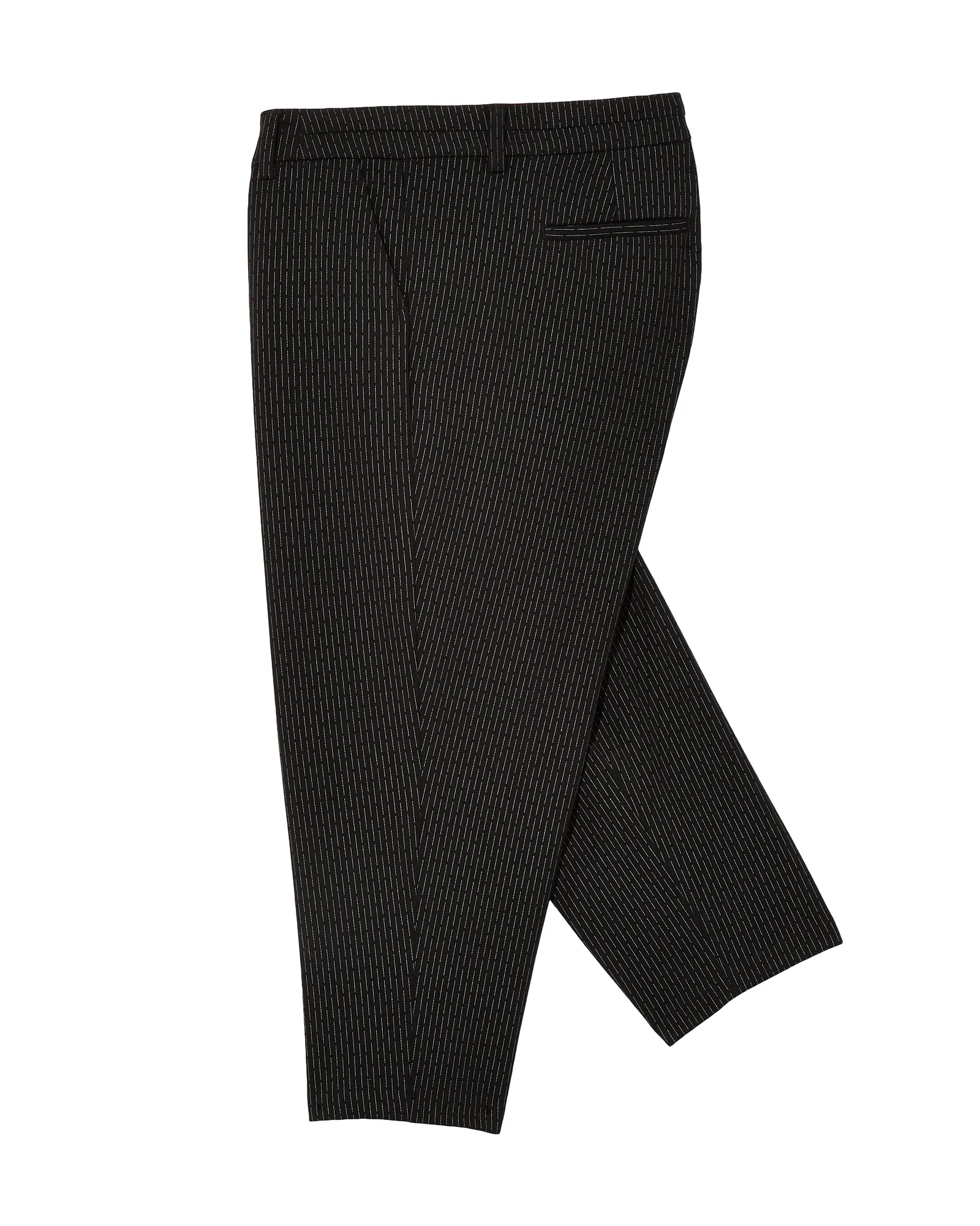 Palermo Cropped Trouser | Black / White