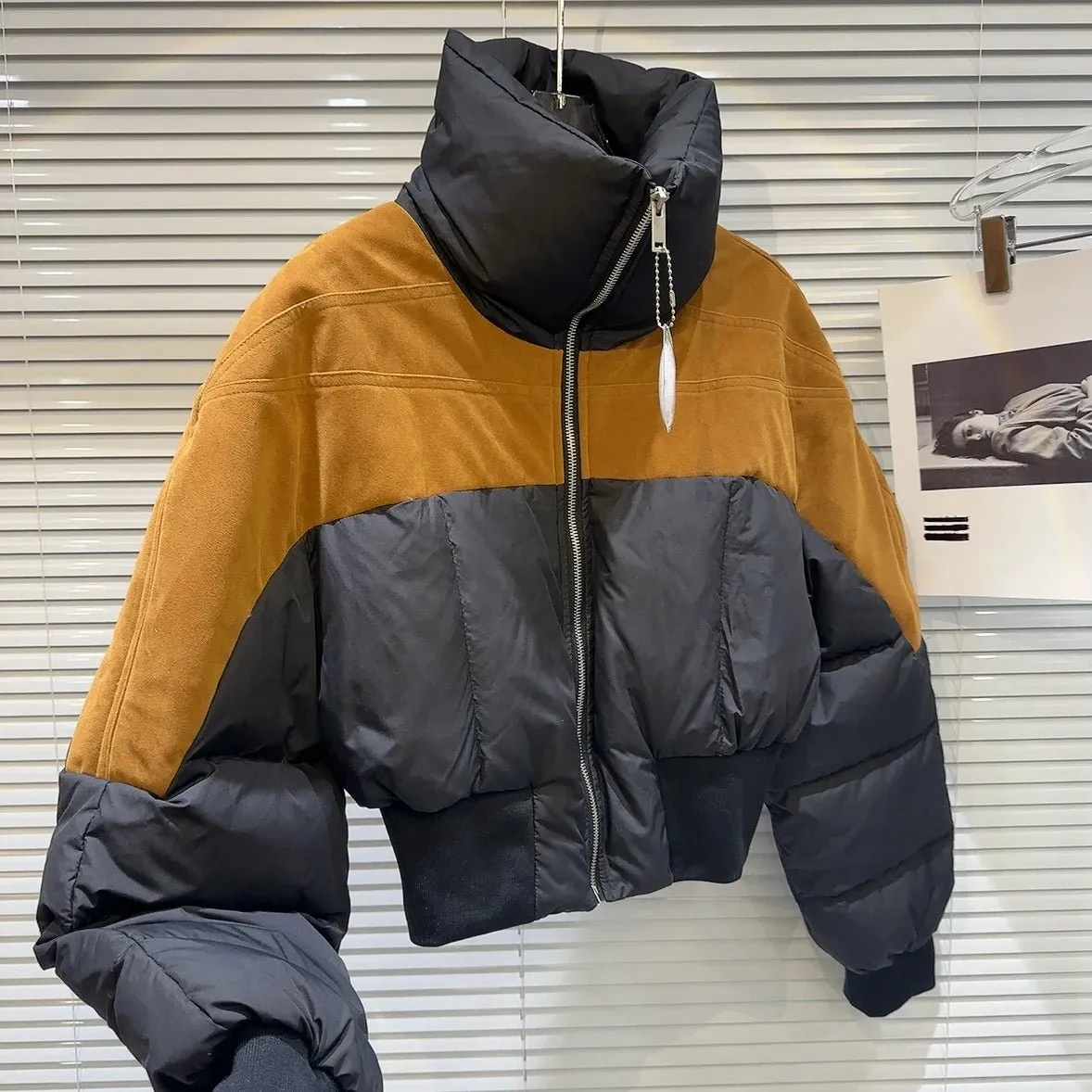 Pre Order:  Zip-Up Padded Short Jacket