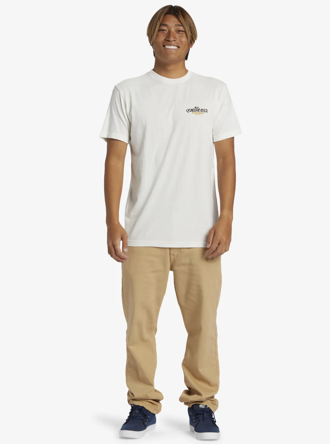 Quiksilver Bold Move Tee-Antique White