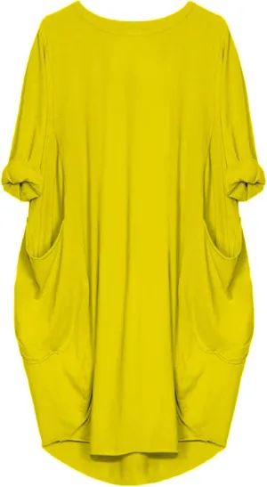 UQRZAU Women's Casual Dresses Dresses Casual Puff Long Sleeve T Shirt Dress with Pockets Mini Dress Casual Dresses