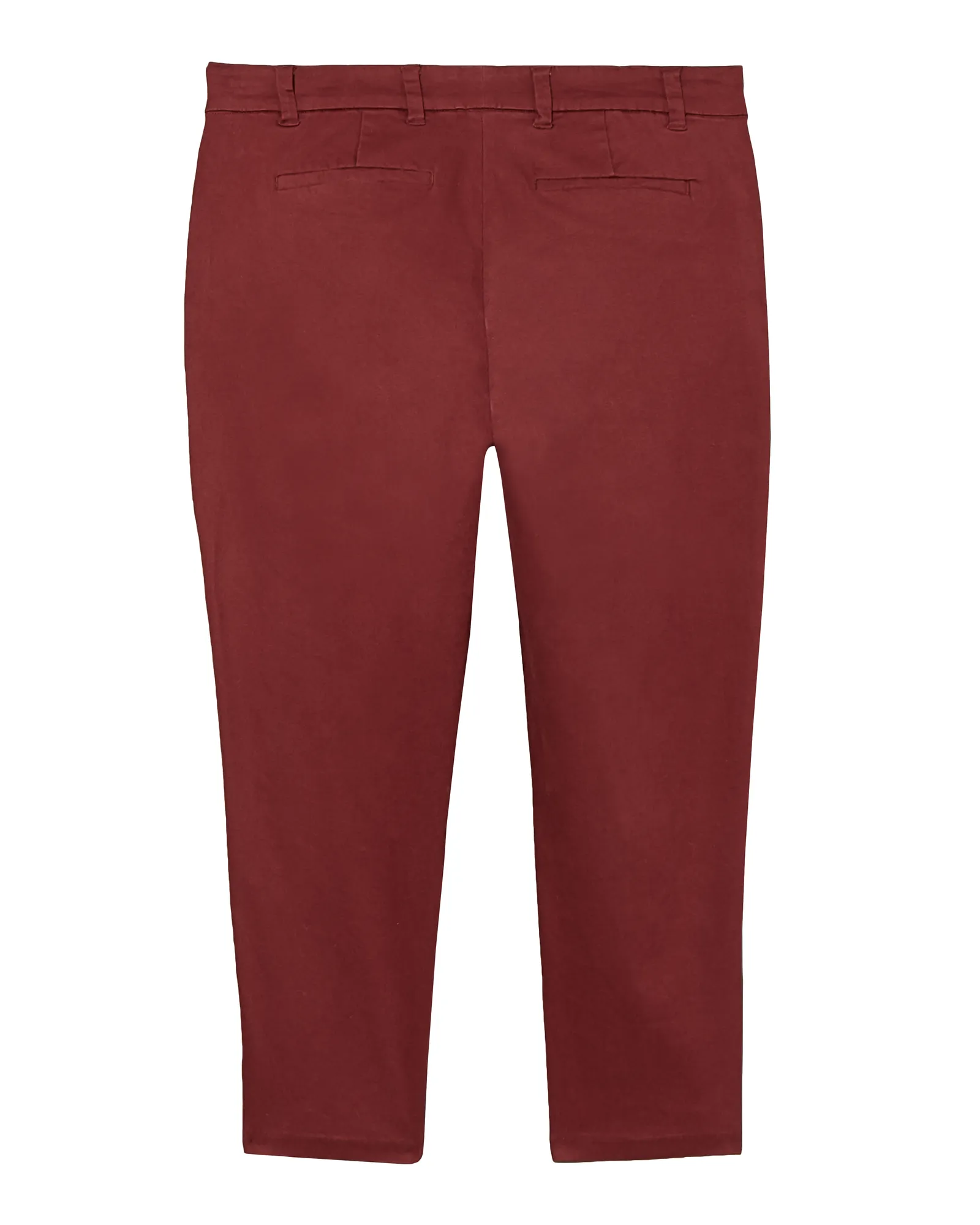 Venice Cropped Trouser | Burgundy