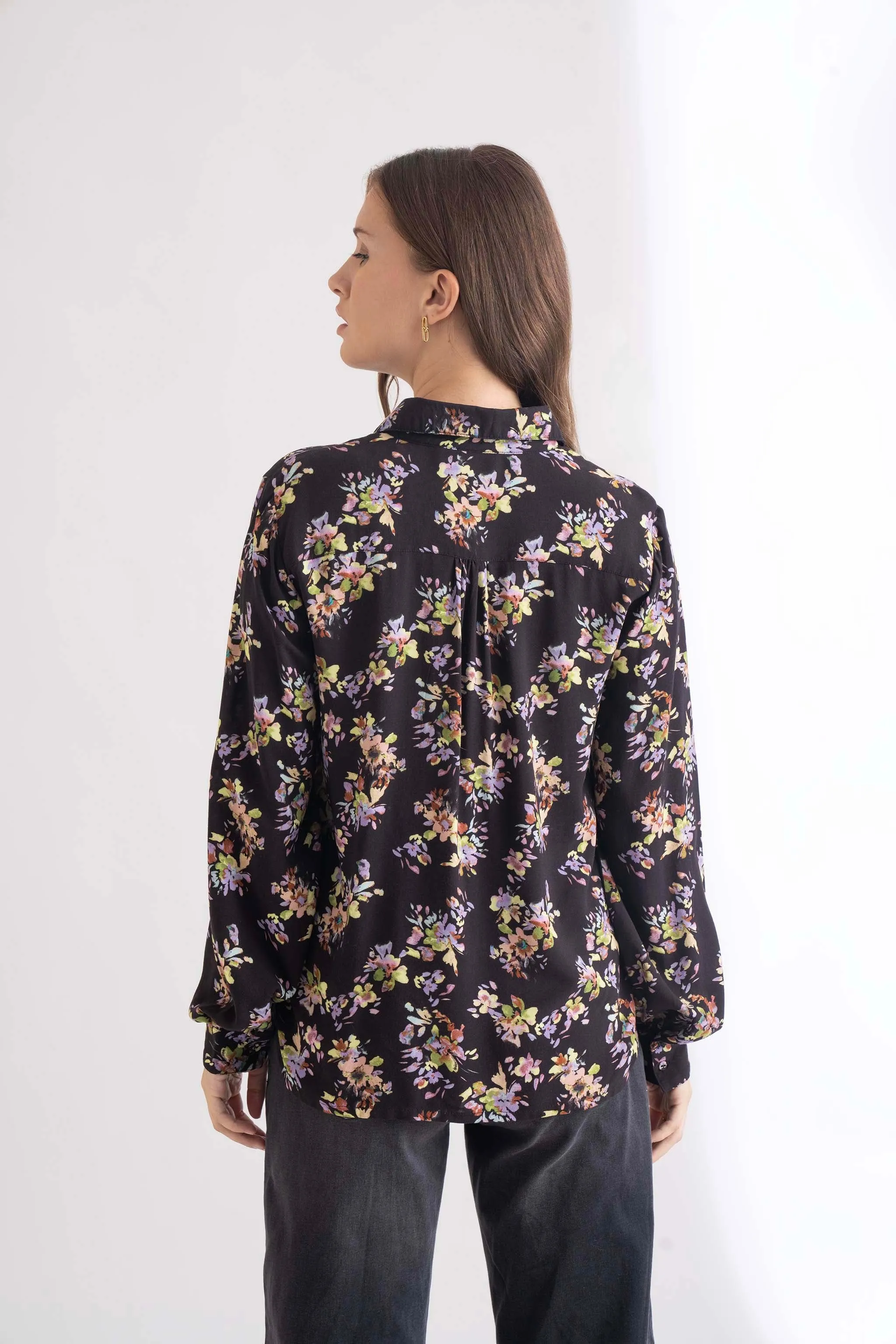 Violet Printed Top
