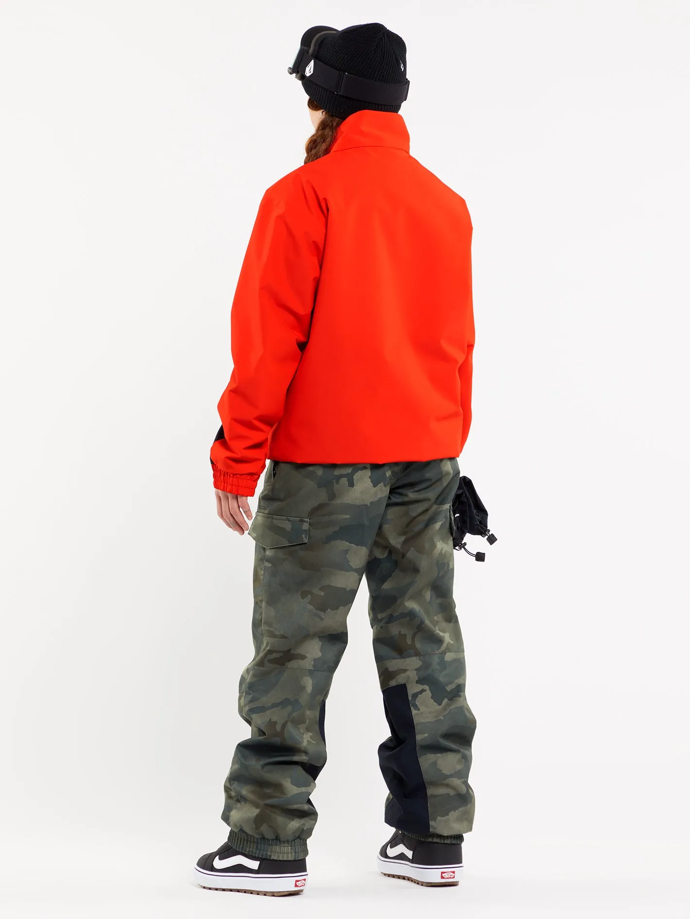 Womens V-Sauce Insulated Jacket - Orange Shock